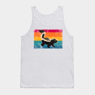 Vintage Skunk Wildlife Animals Gift Tank Top